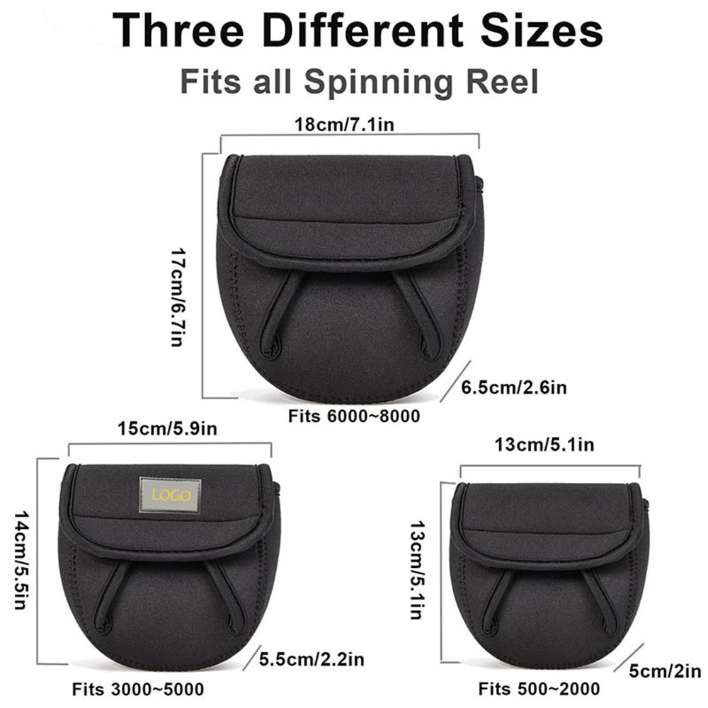 Spinning Reel - S/M/L Spinning Fishing Reel Cover Neoprene