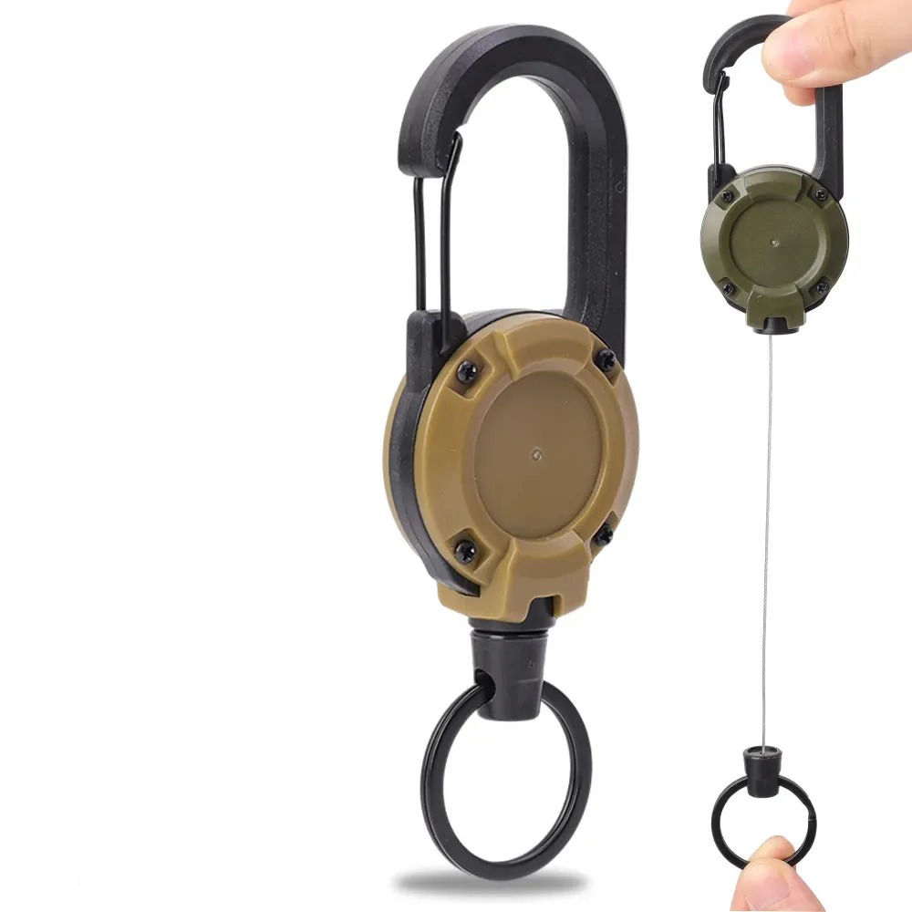 Tactical Retractable Carabiner - Conventional Reel avis et prix