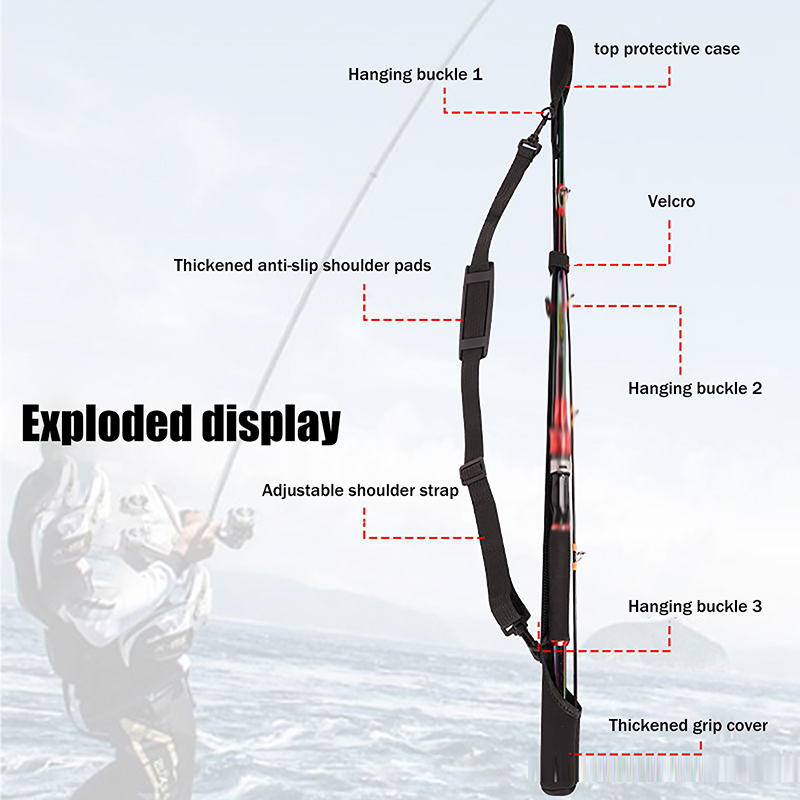 Adjustable Fishing Rod Storage - Reel Cover avis et prix