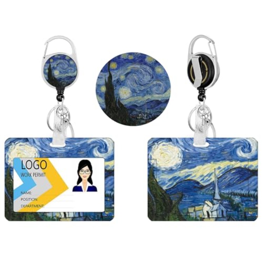 2 Pack ID Badge Holder with Re - Reel Oil avis et prix