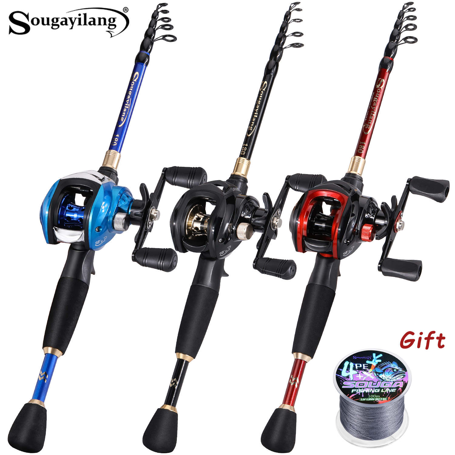 Sougayilang Fishing Set with C - Spincast Reel avis et prix