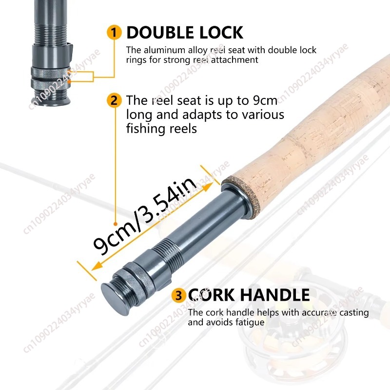 8 Fan Premium Fly Fishing Comb - Fly Reel avis et prix