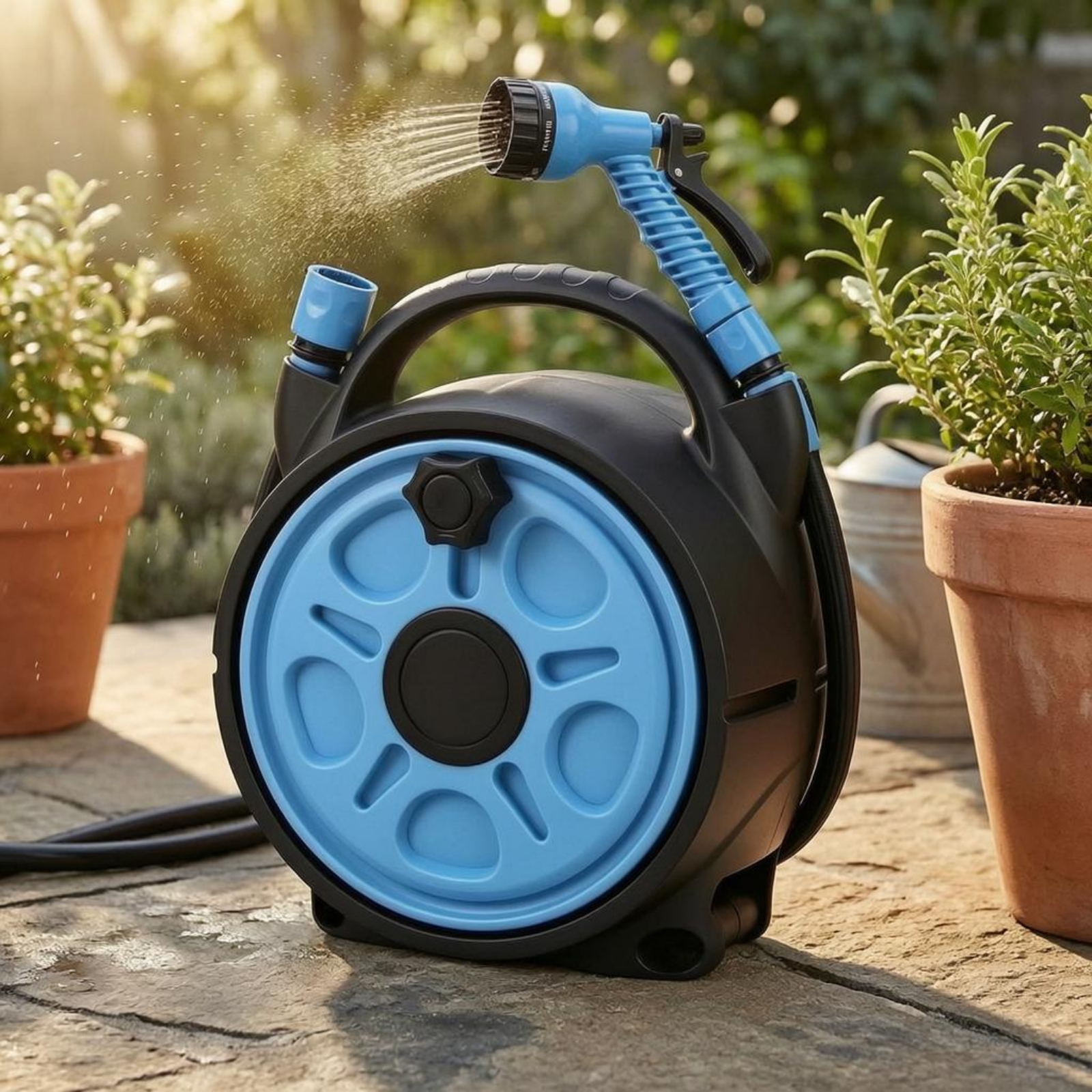 Hose Reel Sprayer Portable Car - Reel Handle avis et prix