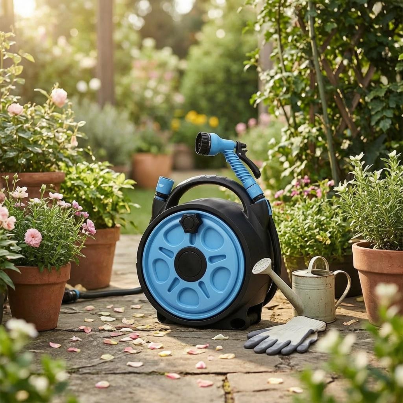 Hose Reel Sprayer Portable Car - Reel Handle avis et prix